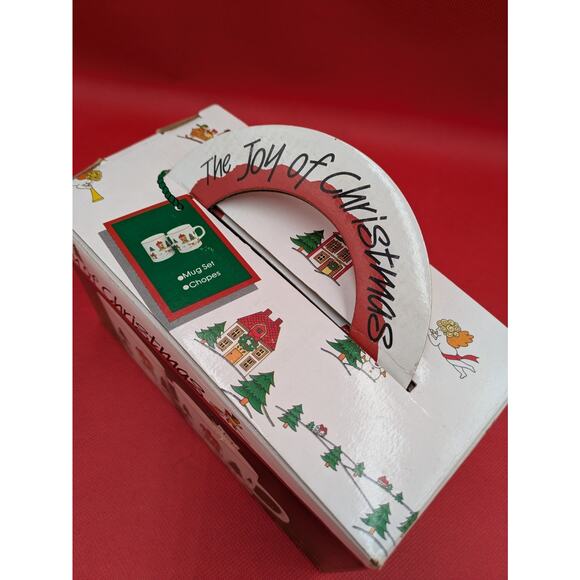 Vintage 1987 “Joy of Christmas” Mug Set – Boxed Hong Kong Scene – NIB - Picture 6 of 15